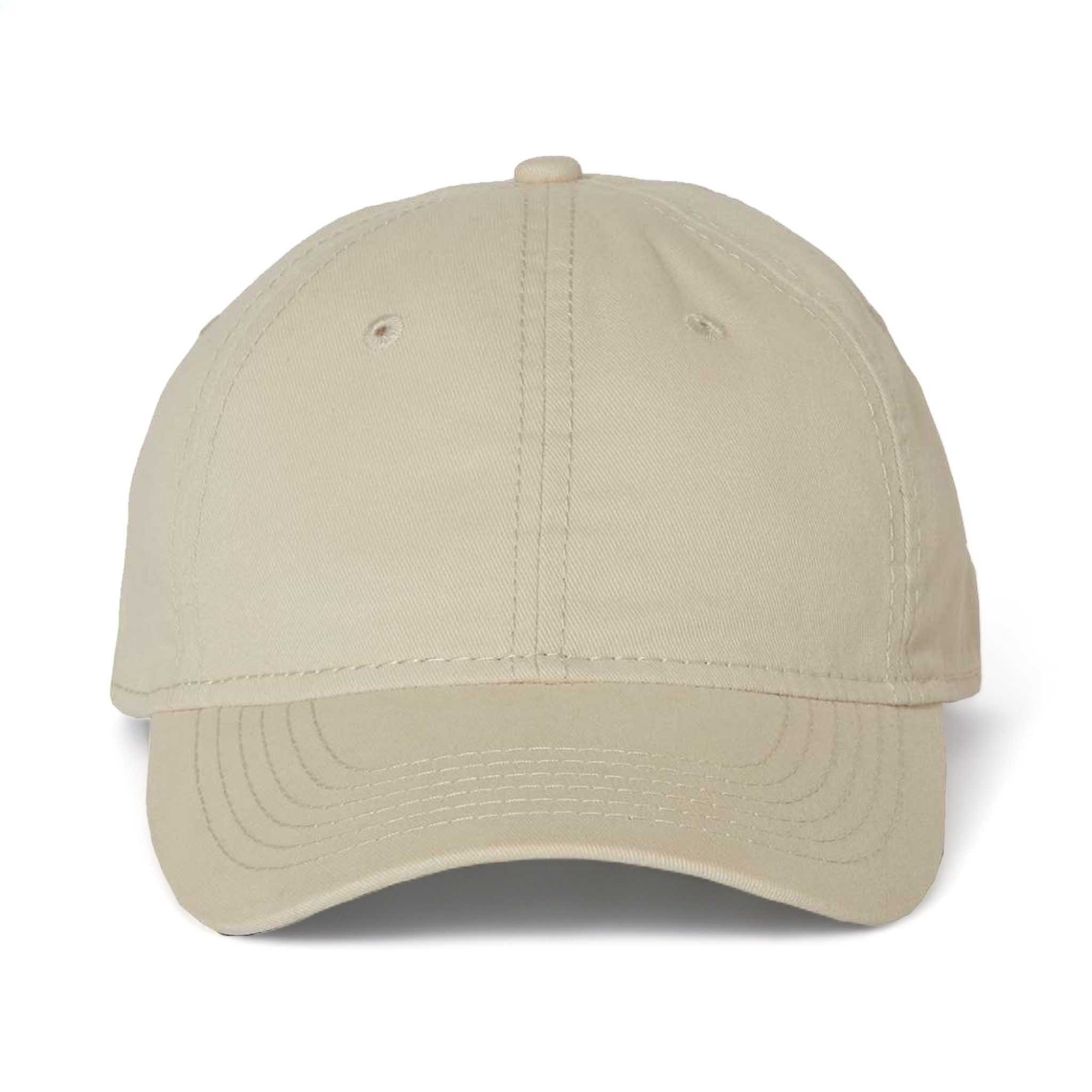 Front view of Sportsman AH35 custom hat in stone