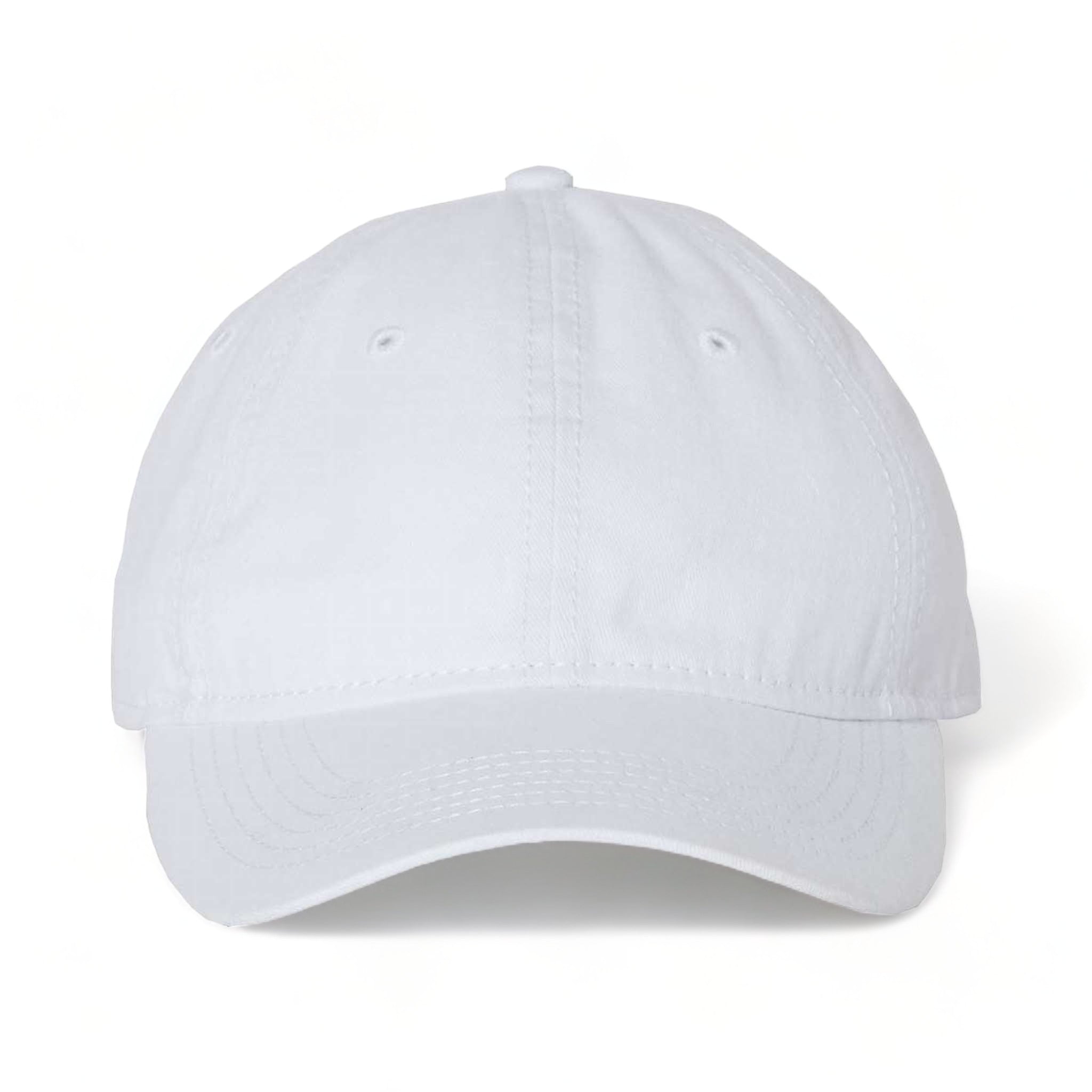 Front view of Sportsman AH35 custom hat in white