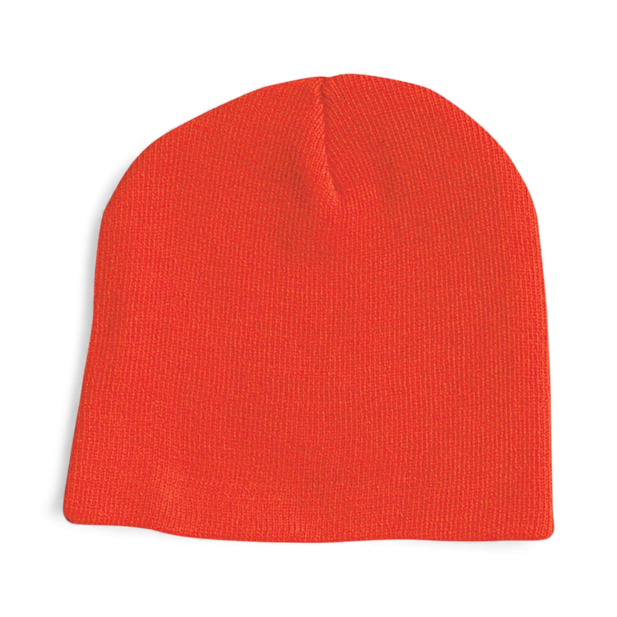 Left side view of Sportsman SP08 custom hat in blaze orange