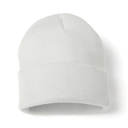 Sportsman SP12 custom beanie in white