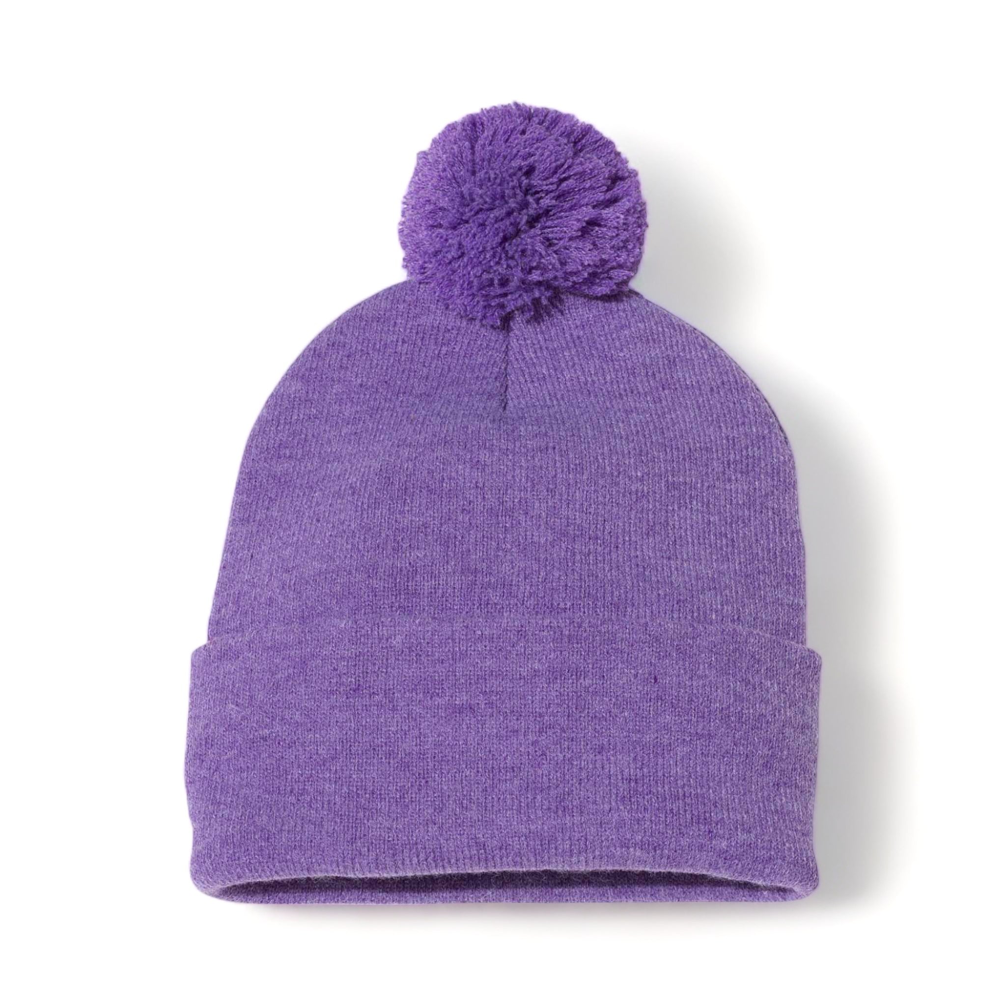 Sportsman SP15 custom beanie in heather purple