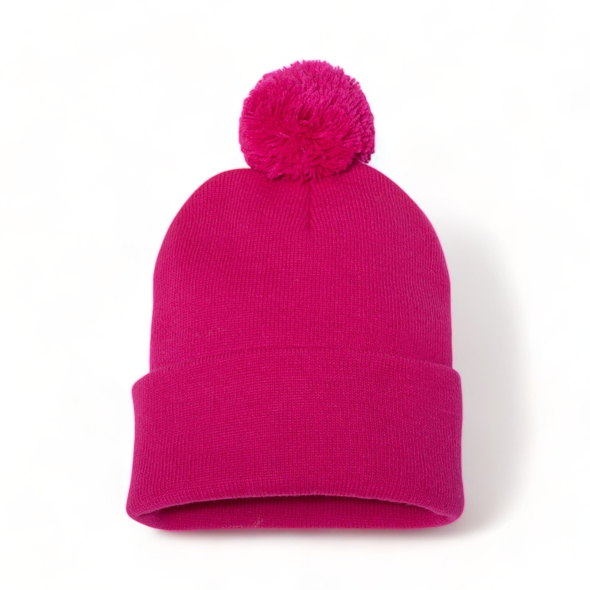 Sportsman SP15 custom beanie in neon fuchsia