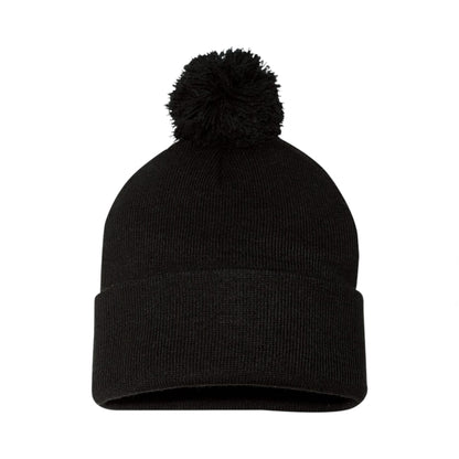 Back view of Sportsman SP15 custom hat in black