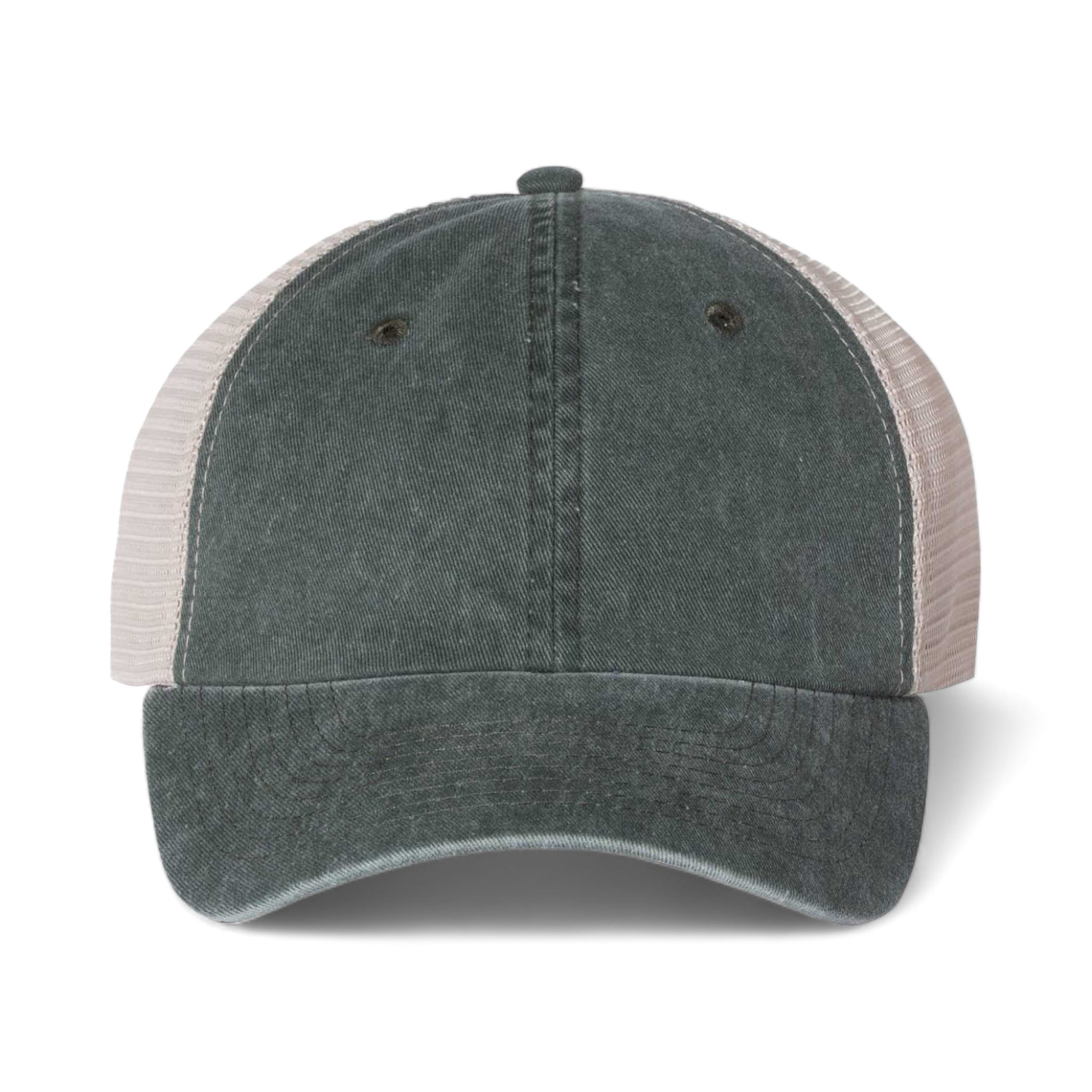 Front view of Sportsman SP510 custom hat in forest and stone
