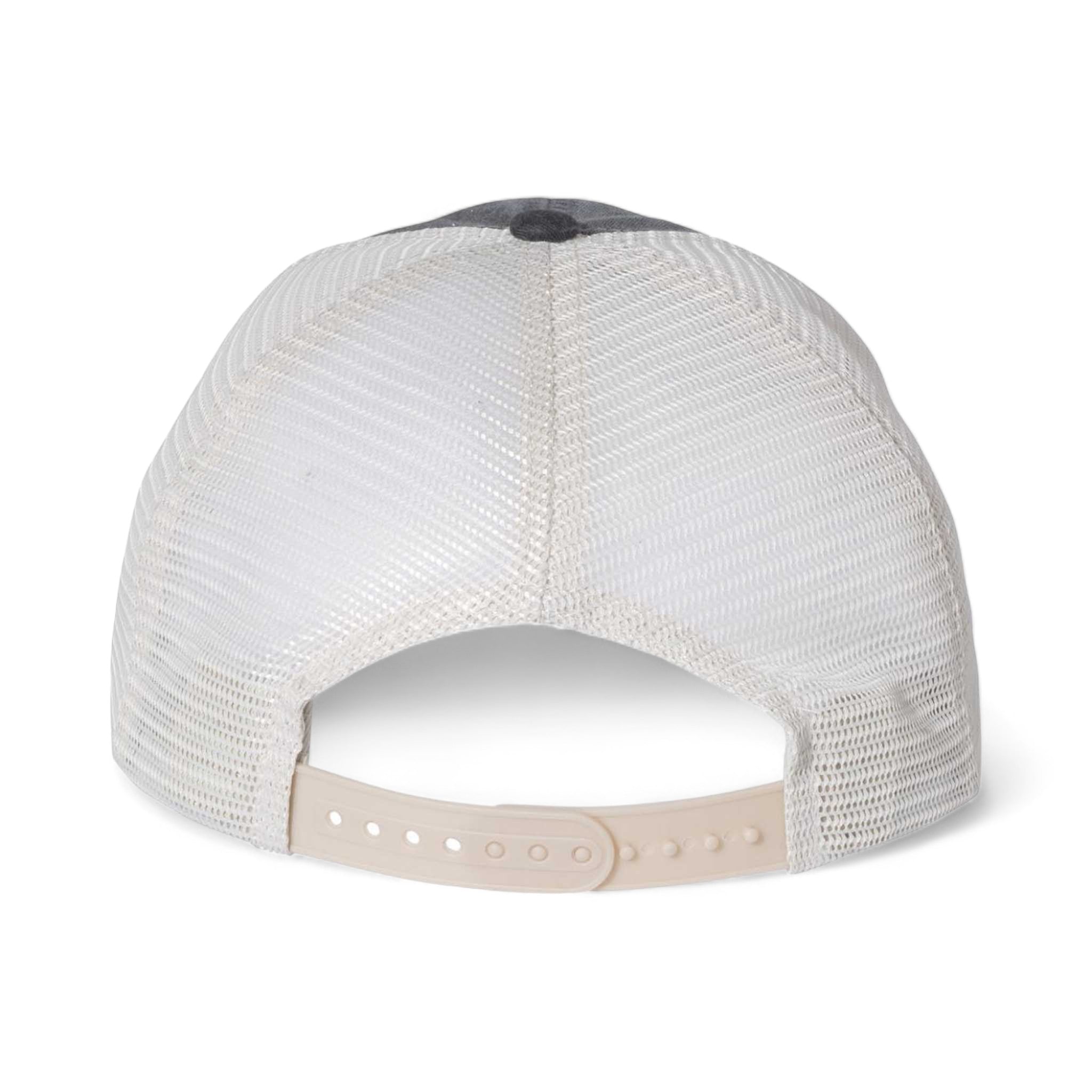Back view of Sportsman SP510 custom hat in black and stone