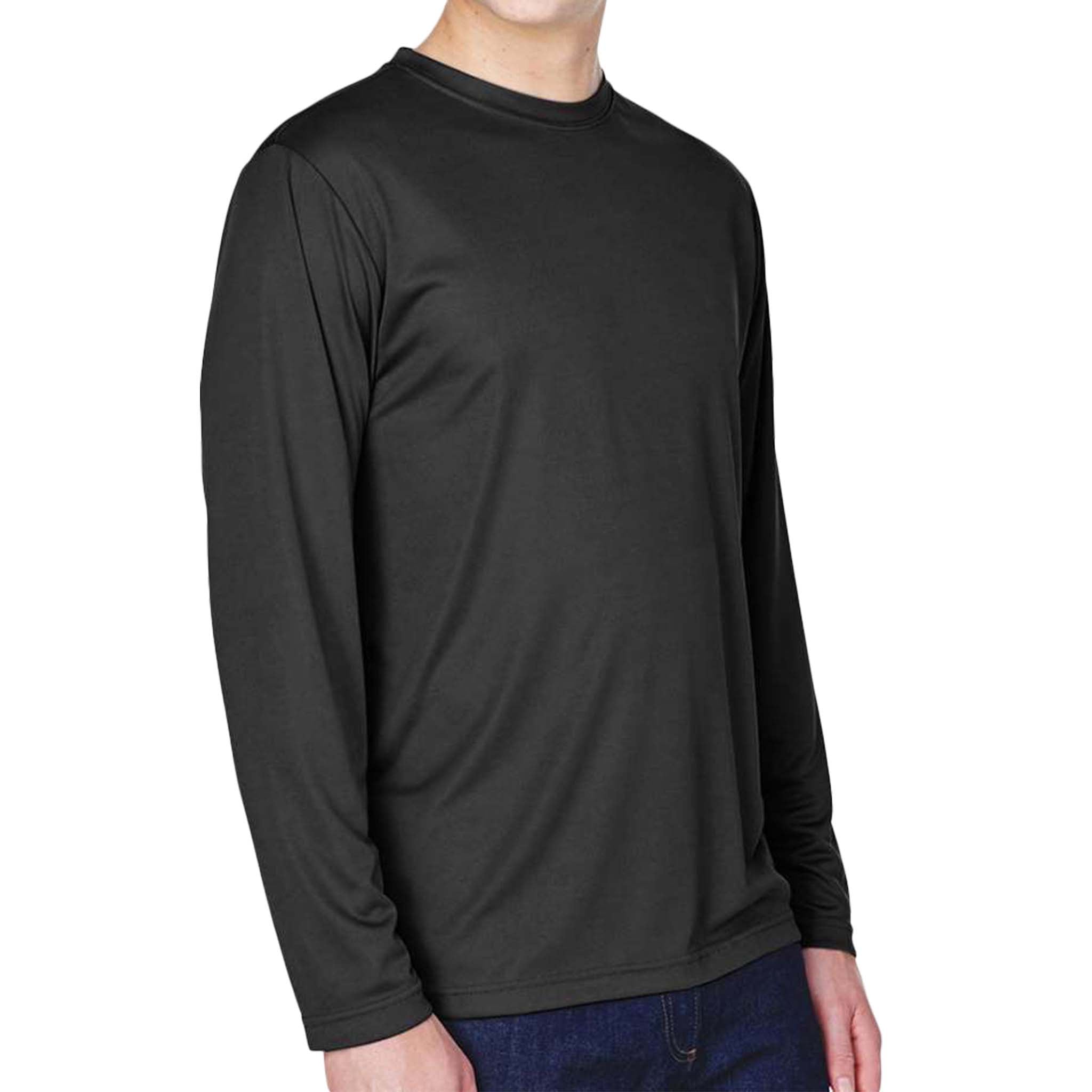Team 365 TT11L custom long sleeve t-shirt in black, right side view