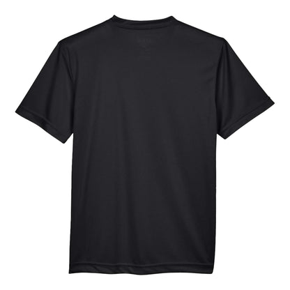 Team 365 TT11Y custom short sleeve t-shirt in black, back view