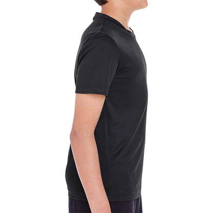 Team 365 TT11Y custom short sleeve t-shirt in black, right side view