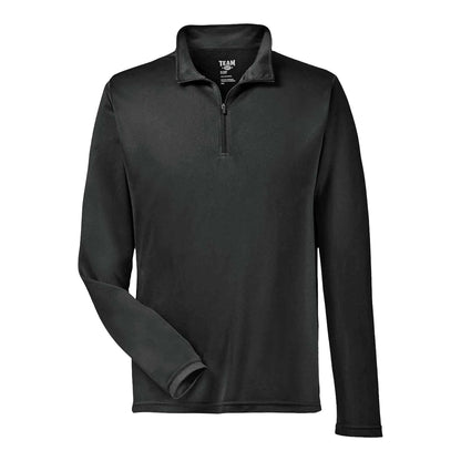 Team 365 TT31 custom quarter-zip in black, front view