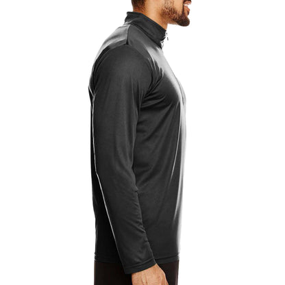 Team 365 TT31 custom quarter-zip in black, right side view