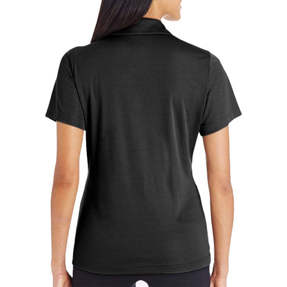 Team 365 TT51W custom polo in black, back view