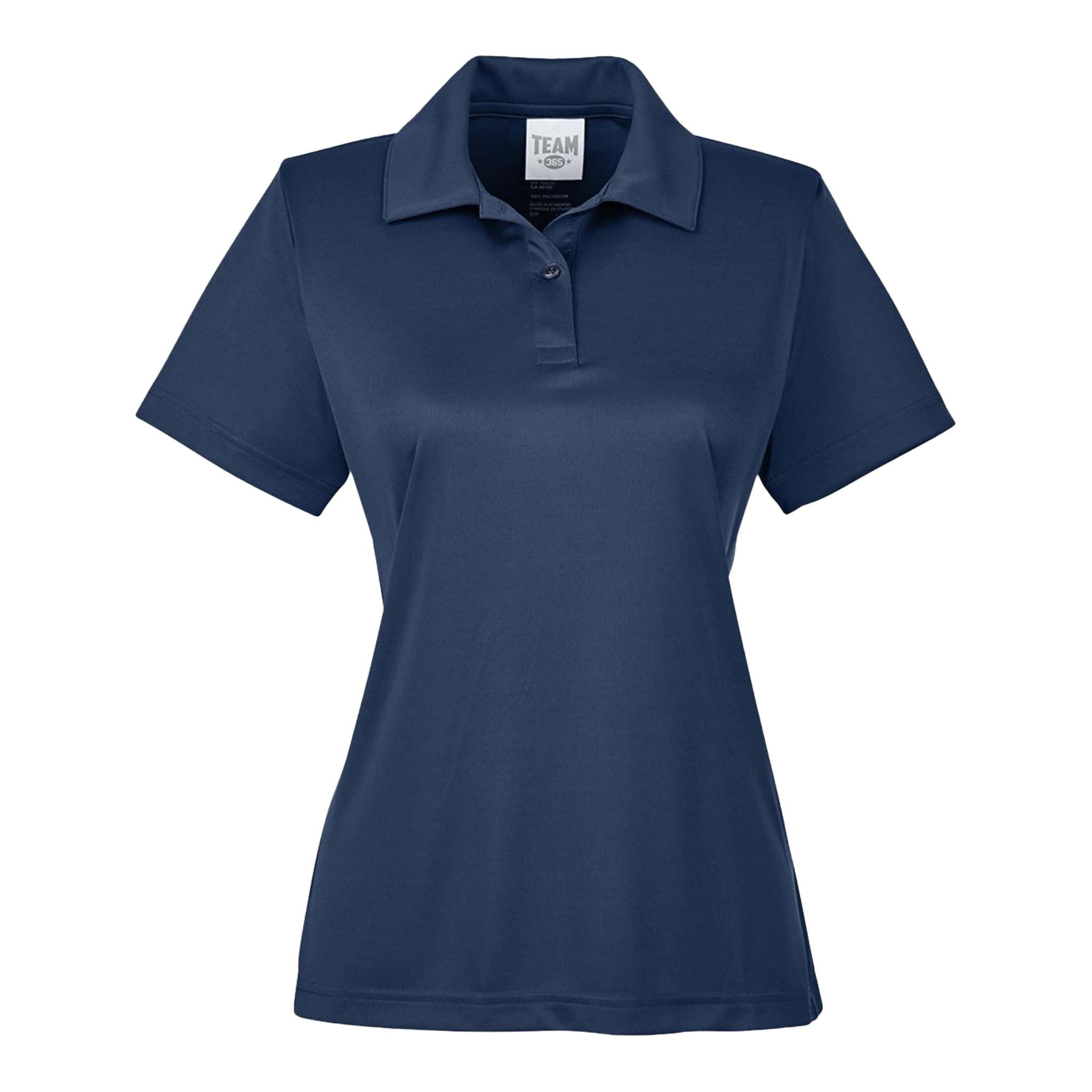 Team 365 TT51W custom polo in sport dark navy, front view