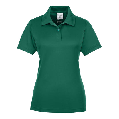 Team 365 TT51W custom polo in sport forest, front view