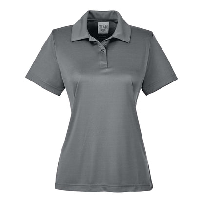 Team 365 TT51W custom polo in sport graphite, front view