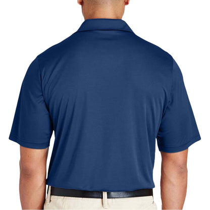 Team 365 TT51 custom polo in sport dark navy, back view