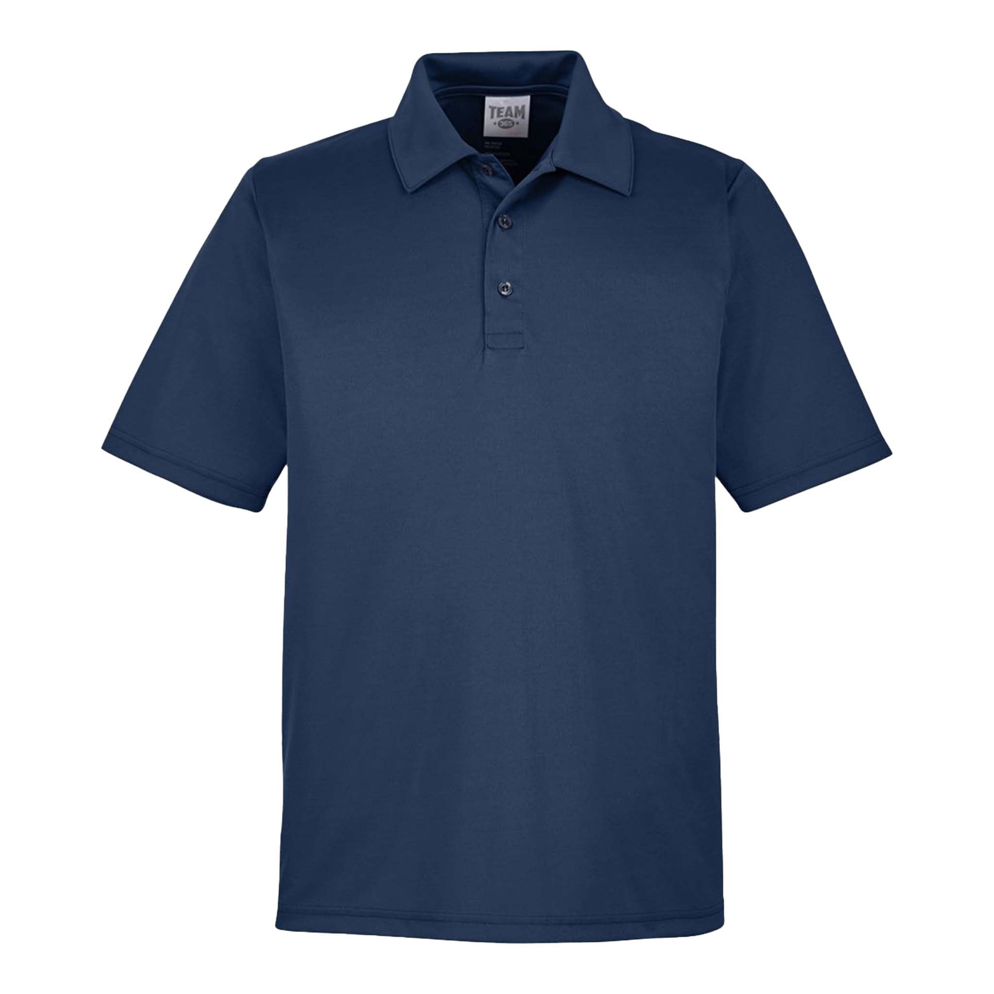 Team 365 TT51 custom polo in sport dark navy, front view
