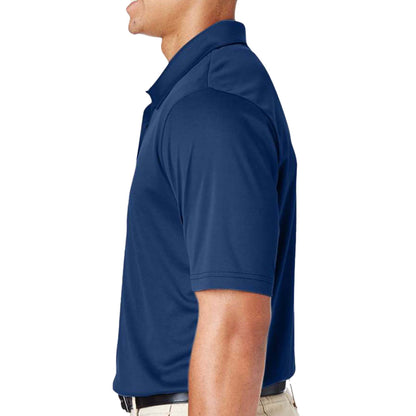 Team 365 TT51 custom polo in sport dark navy, left side view