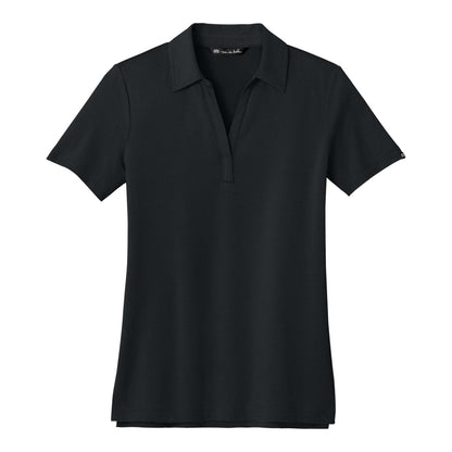 TravisMathew TM1LF071 custom polo in black, front view
