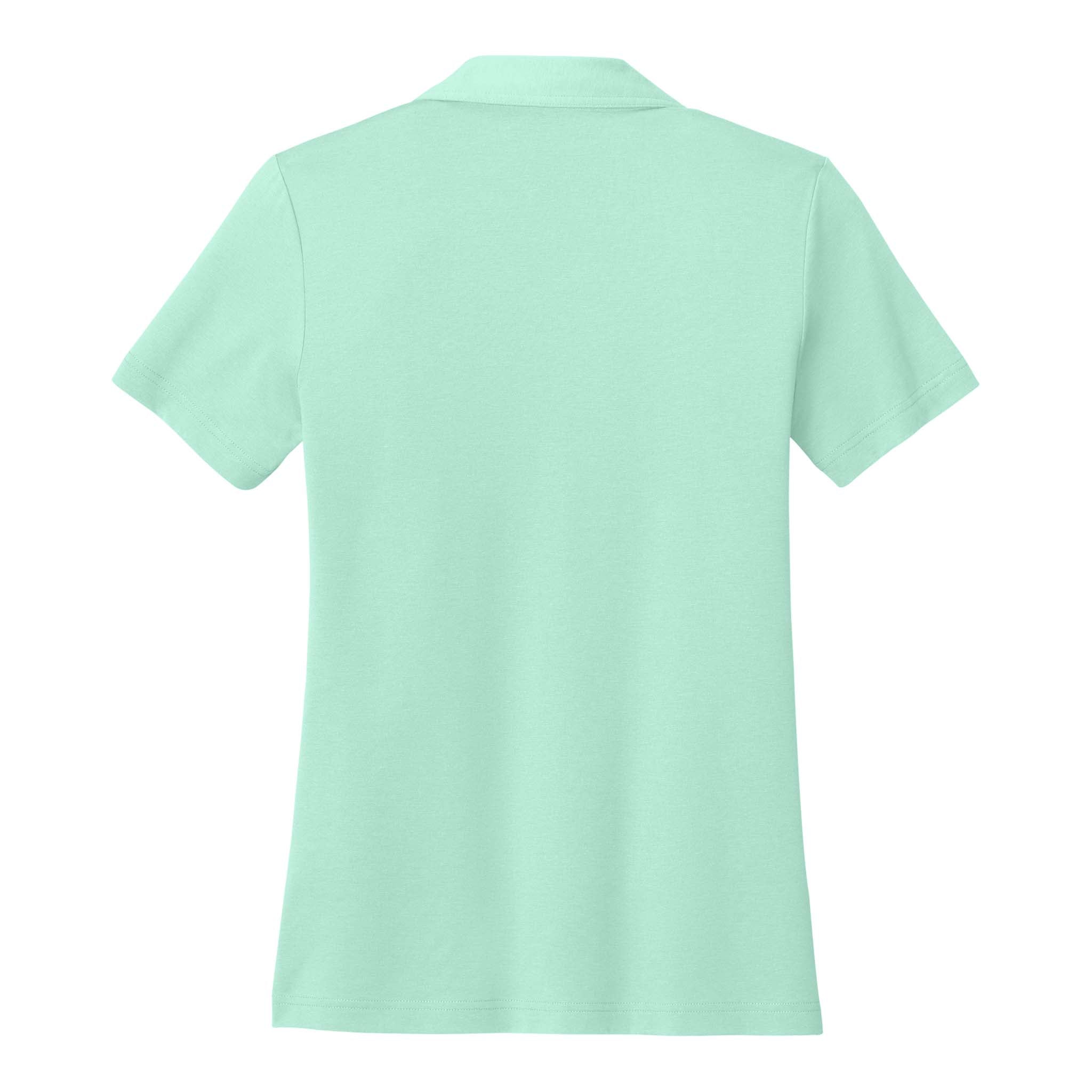 TravisMathew TM1LF071 custom polo in mint, back view