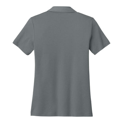 TravisMathew TM1LF071 custom polo in quiet shade grey, back view