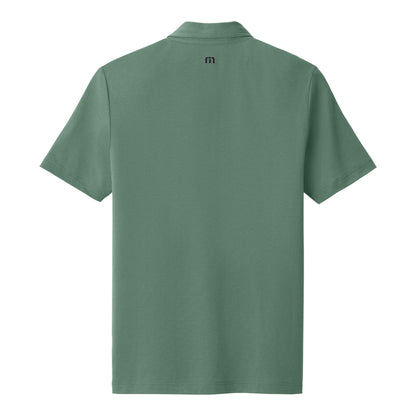 TravisMathew TMA41461 custom polo in laurel green, back view