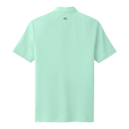 TravisMathew TMA41461 custom polo in mint, back view
