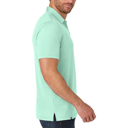 TravisMathew TMA41461 custom polo in mint, right side view