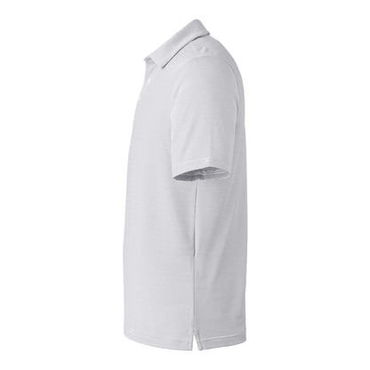 Under Armour 1389853 custom polo in white and black, left side view