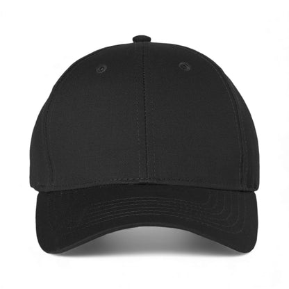 Front view of Valucap 2260 custom hat in black