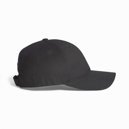 Right side view of Valucap 2260 custom hat in dark grey