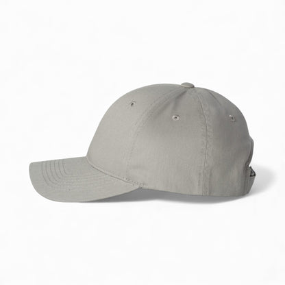 Left side view of Valucap 2260 custom hat in grey
