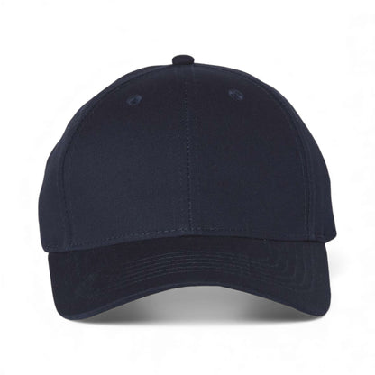 Front view of Valucap 2260 custom hat in navy