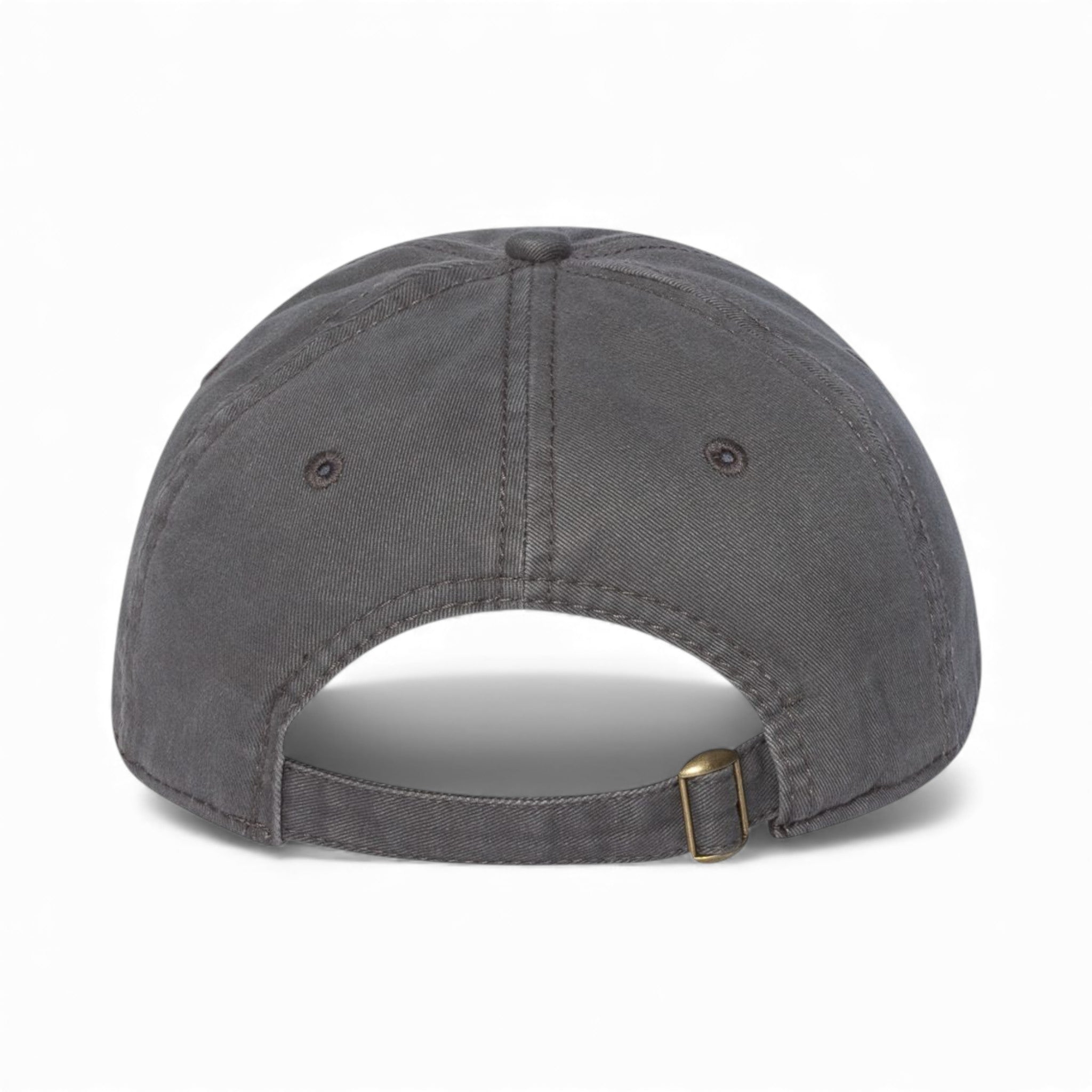 Back view of Valucap AH35 custom hat in charcoal