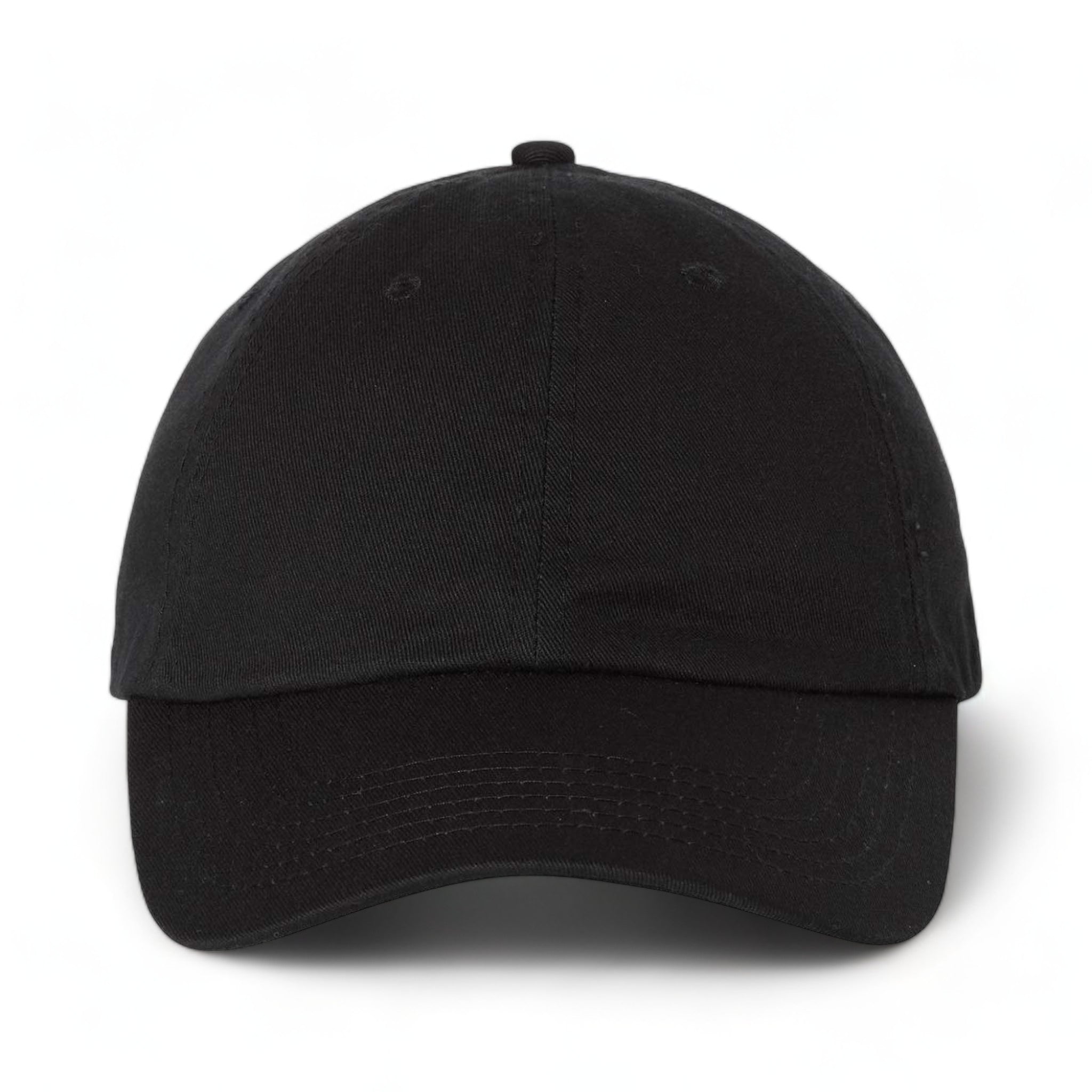Front view of Valucap VC300A custom hat in black
