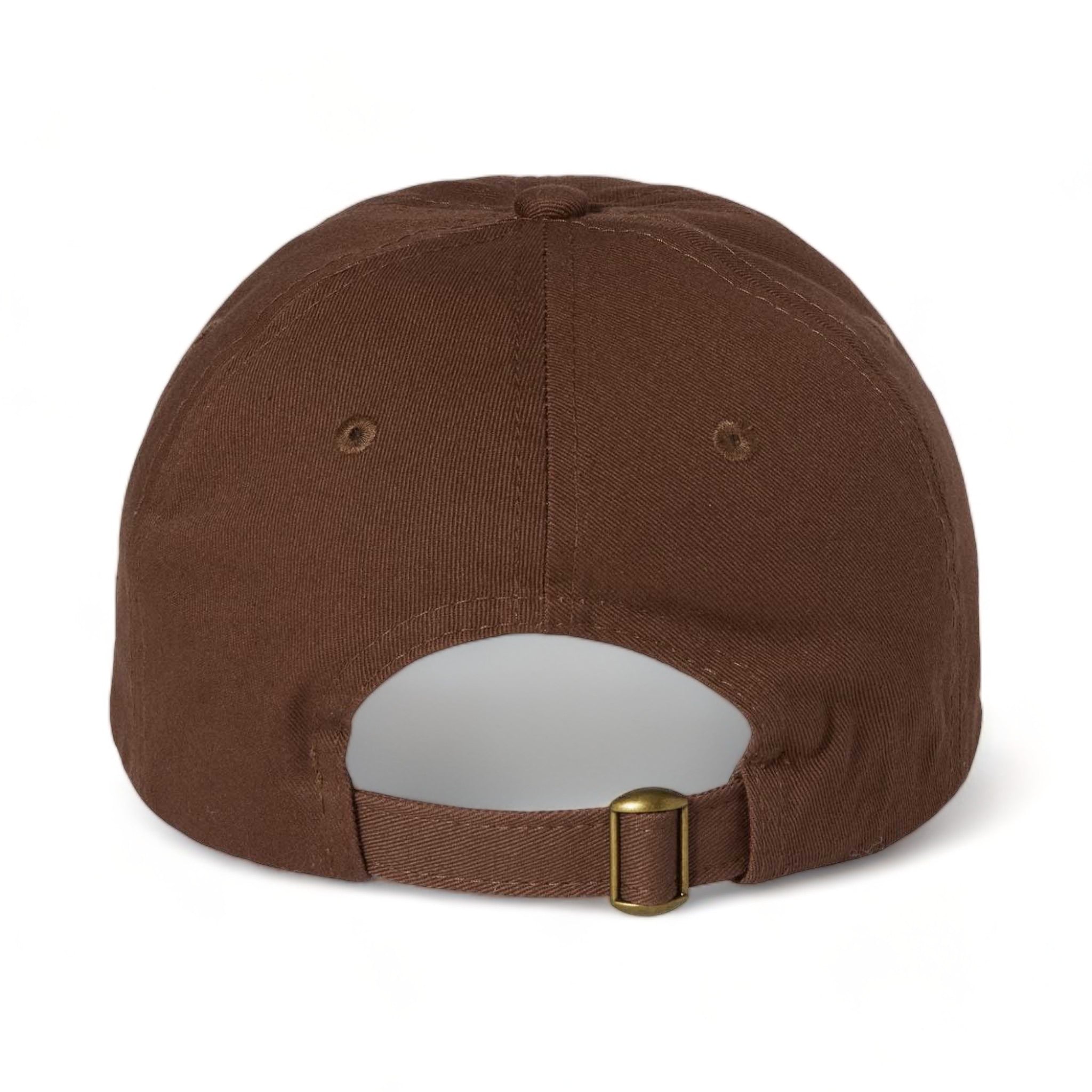 Back view of Valucap VC300A custom hat in brown