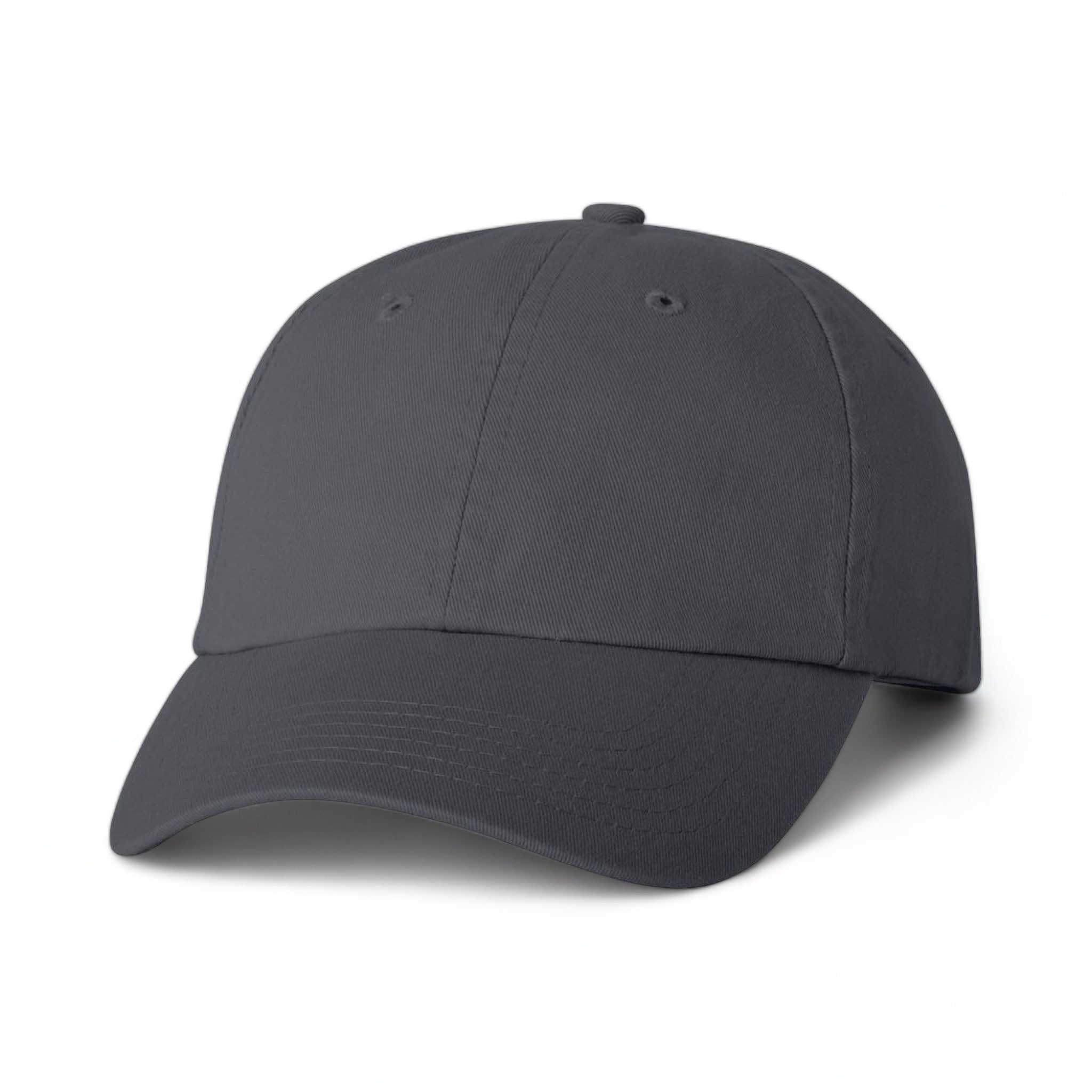 Front view of Valucap VC300A custom hat in charcoal