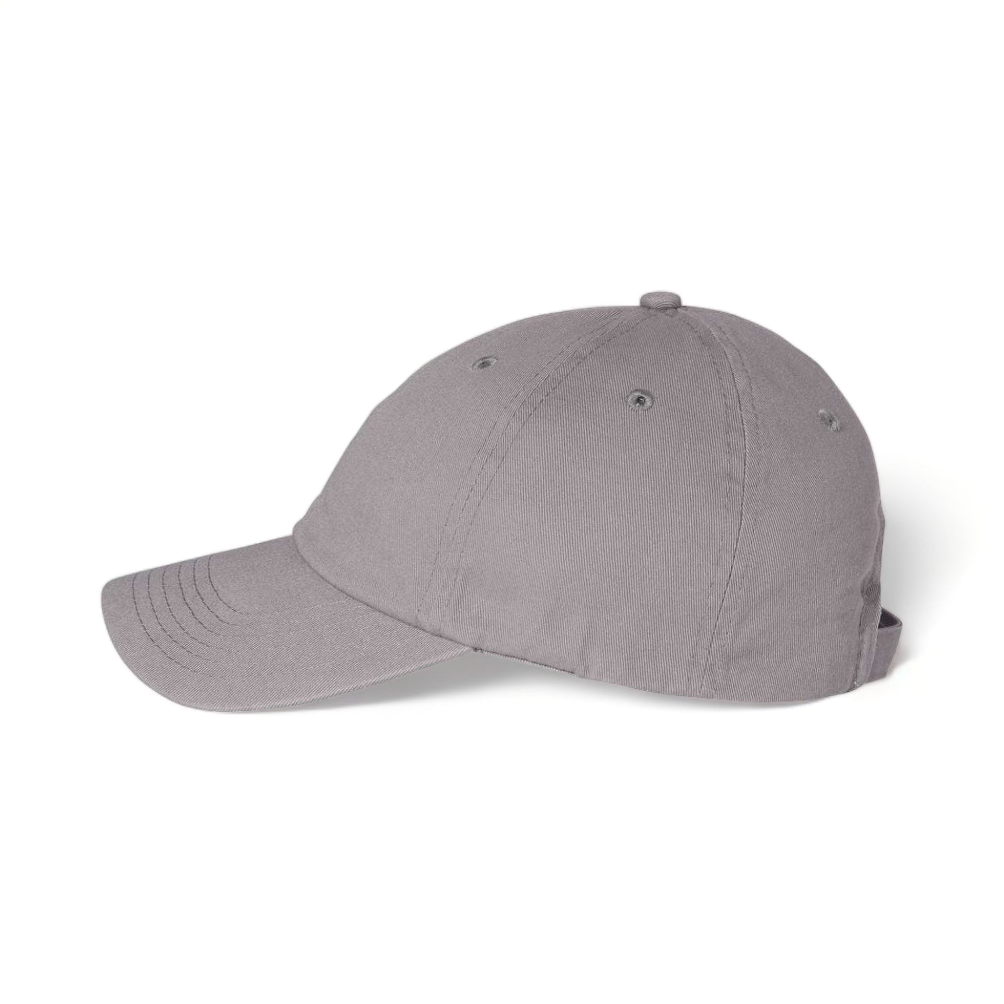 Side view of Valucap VC300A custom hat in grey