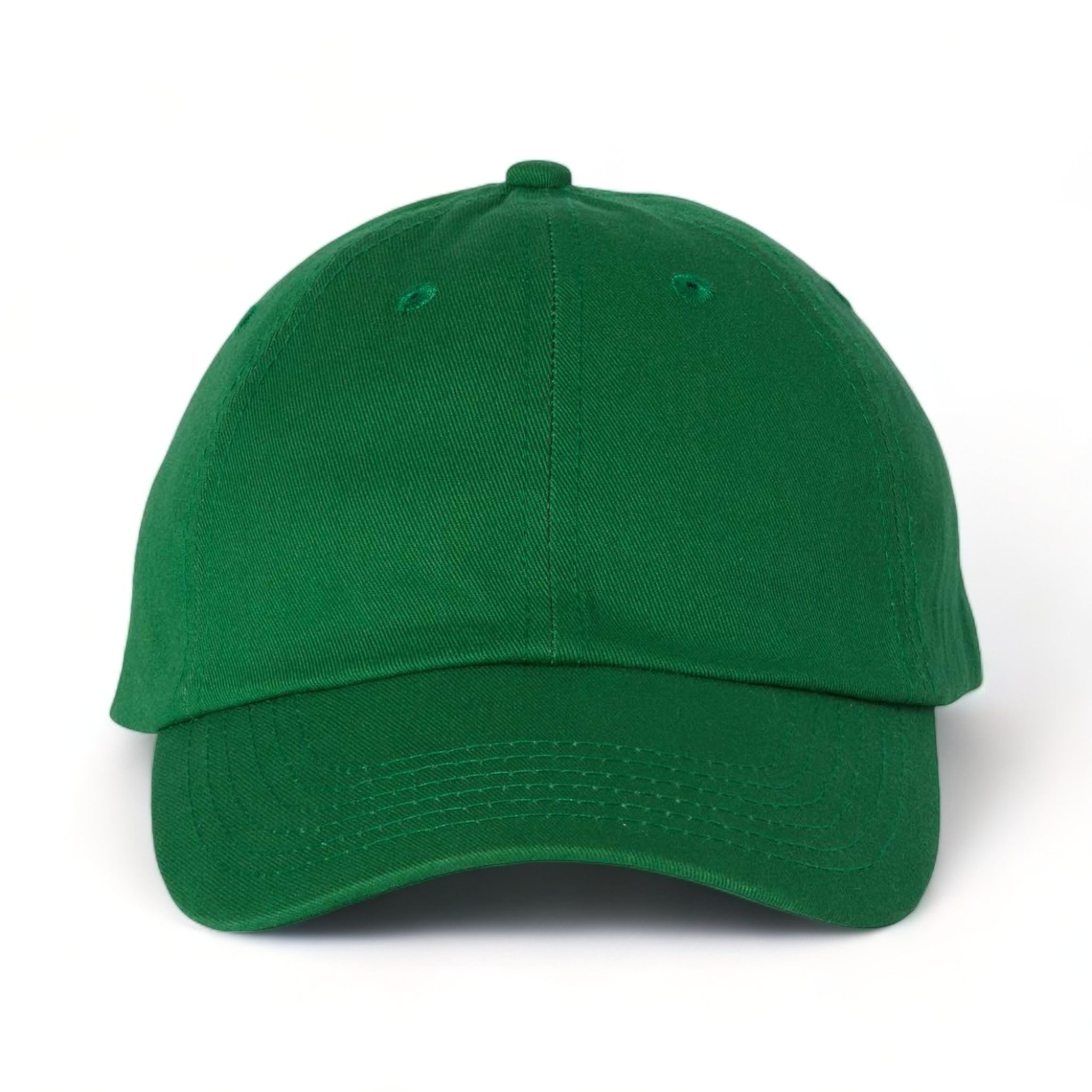 Front view of Valucap VC300A custom hat in kelly
