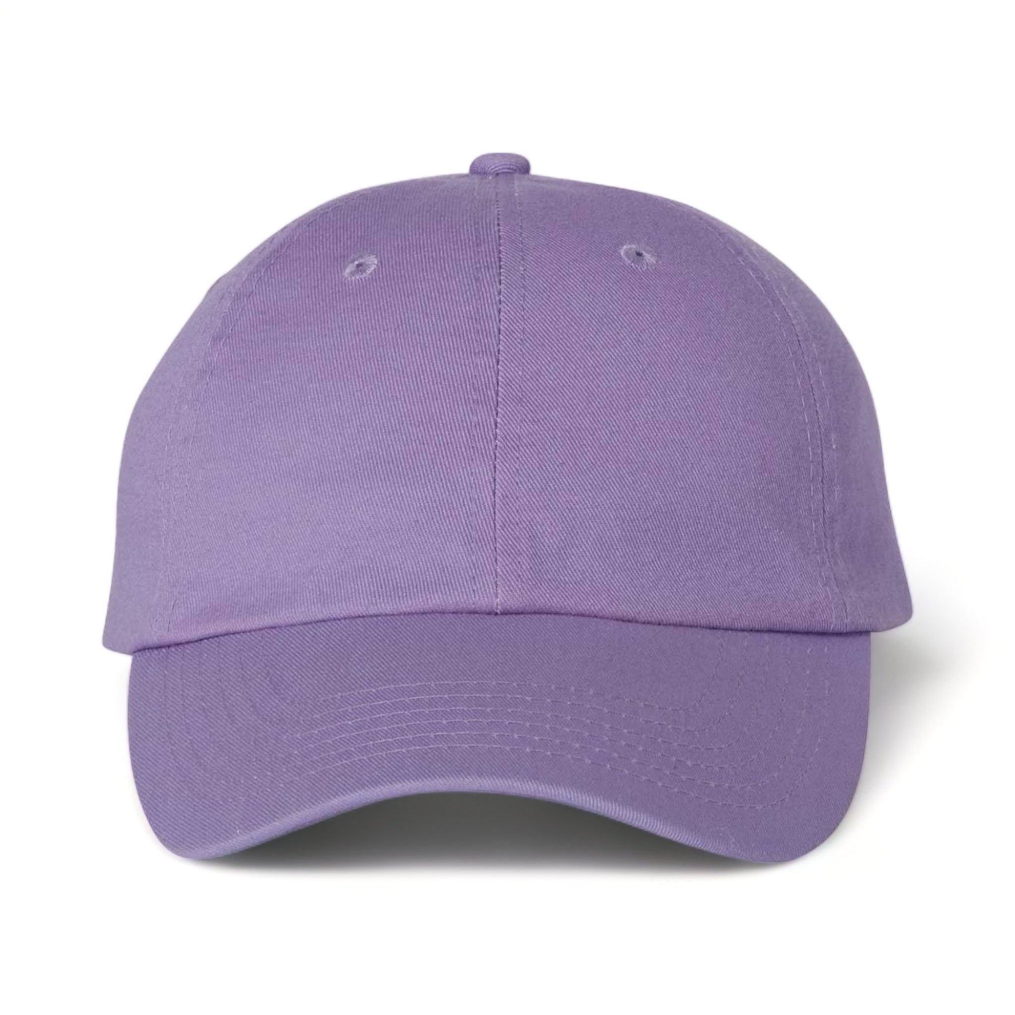 Front view of Valucap VC300A custom hat in lavender
