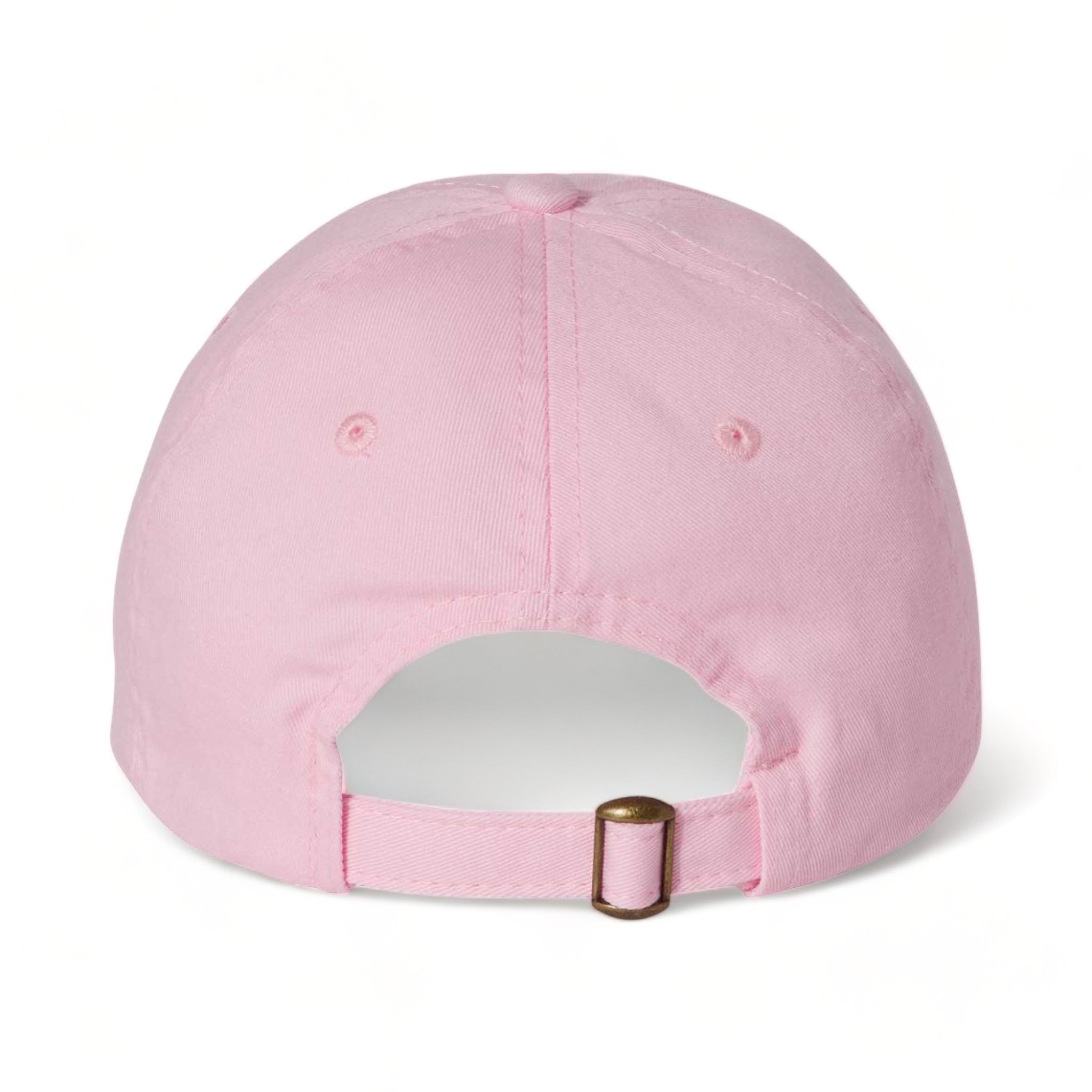 Back view of Valucap VC300A custom hat in light pink