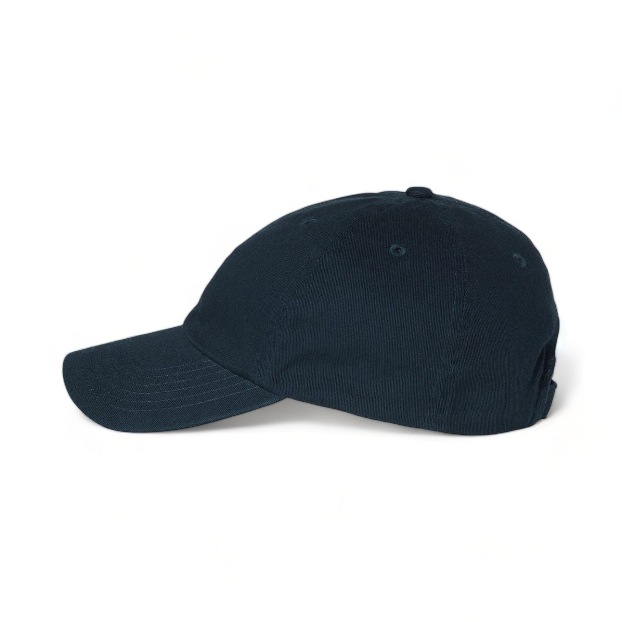 Side view of Valucap VC300A custom hat in navy