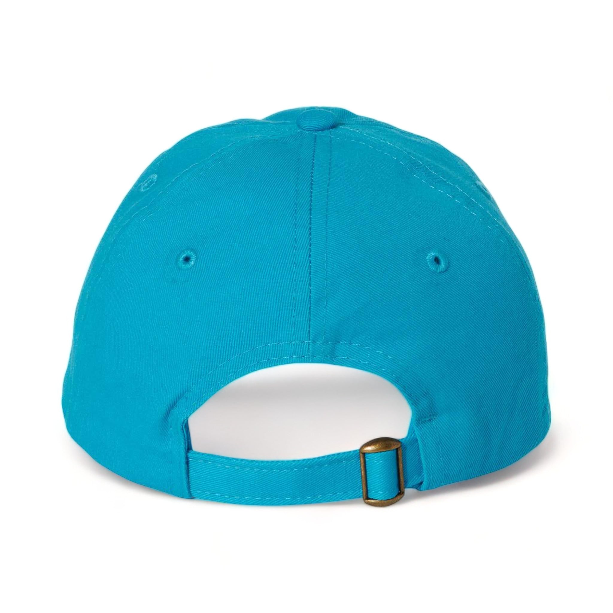 Back view of Valucap VC300A custom hat in neon blue