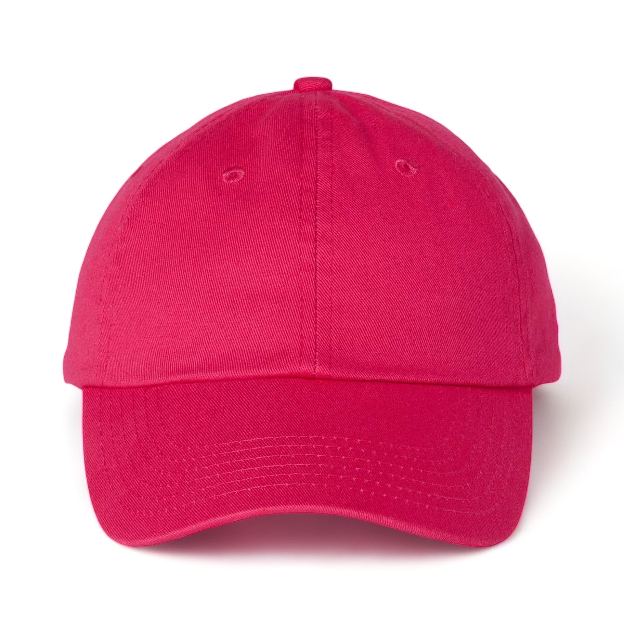 Front view of Valucap VC300A custom hat in neon pink