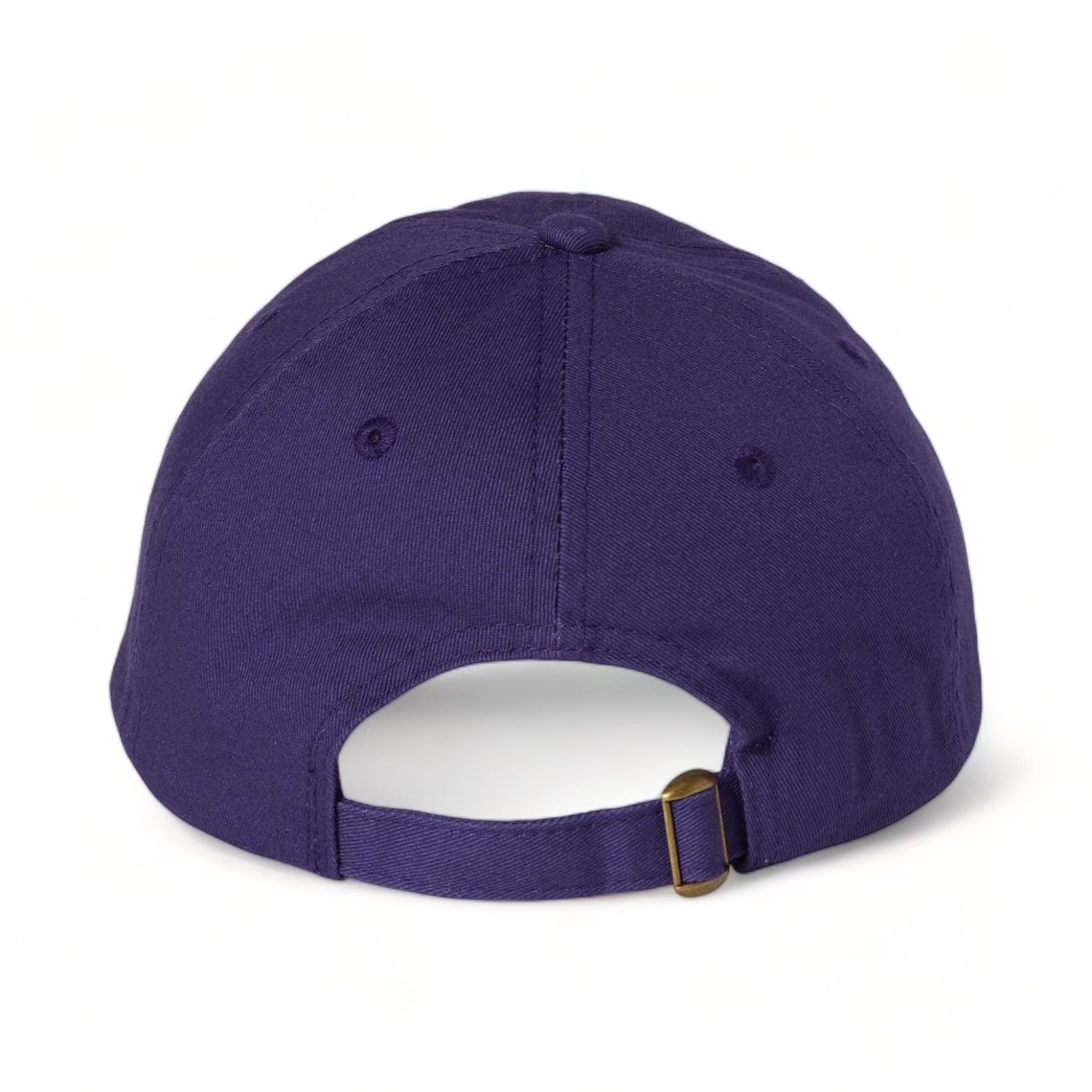 Back view of Valucap VC300A custom hat in purple