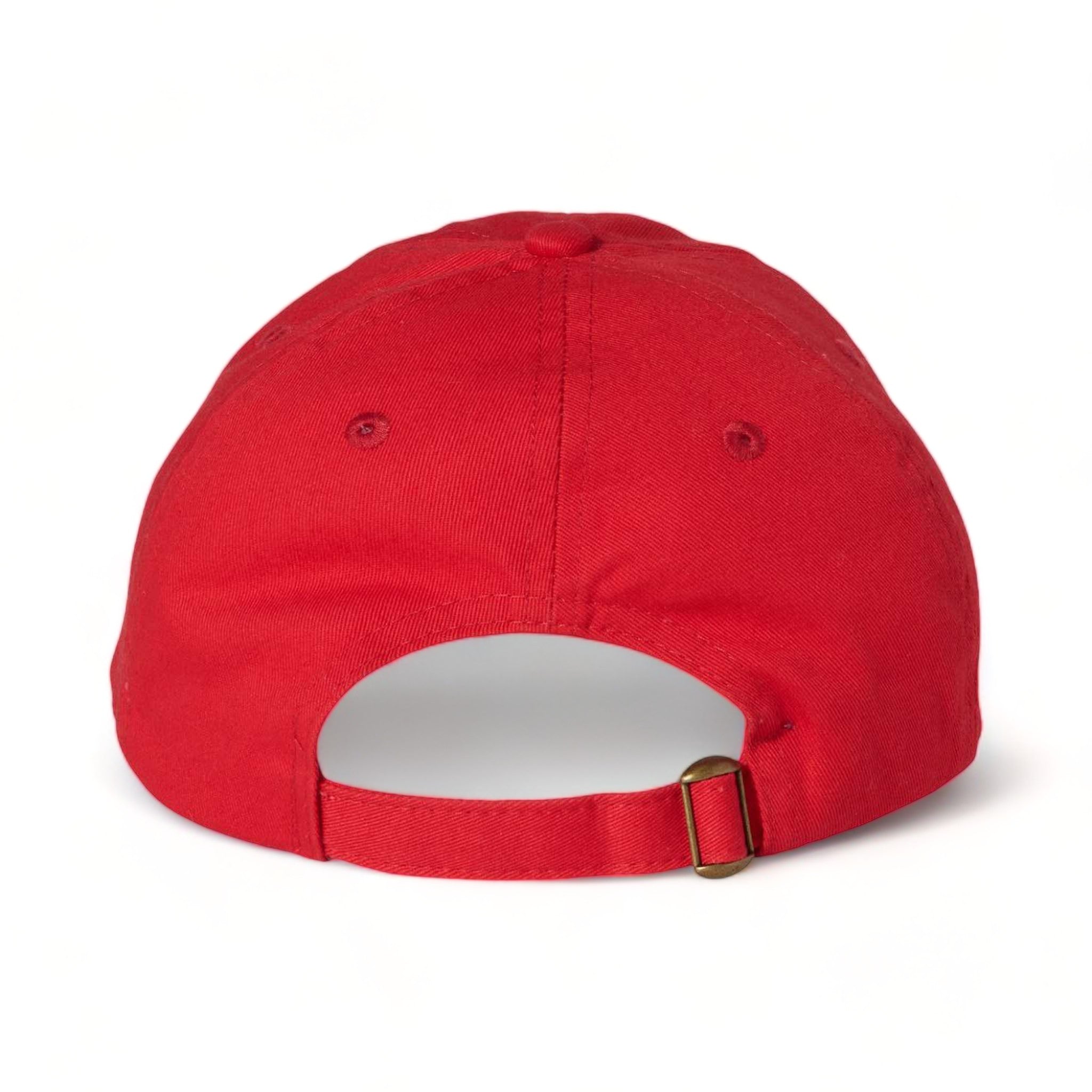 Back view of Valucap VC300A custom hat in red