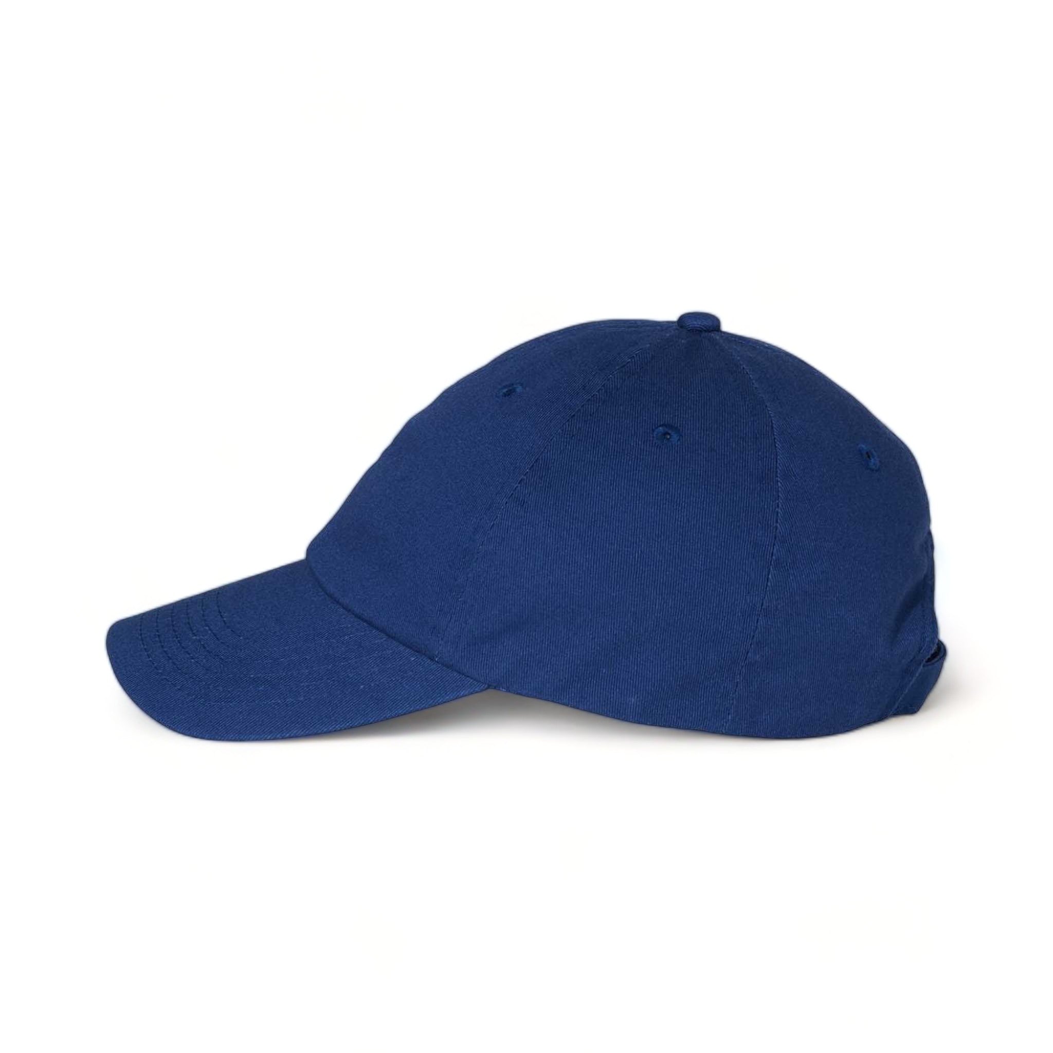 Side view of Valucap VC300A custom hat in royal