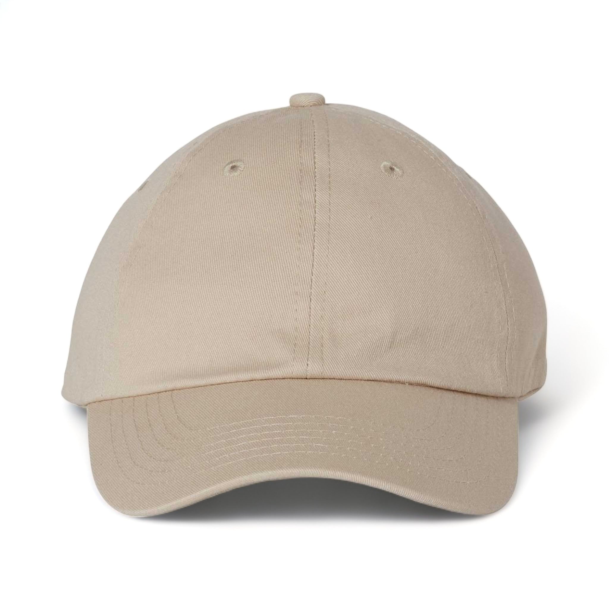 Front view of Valucap VC300A custom hat in stone