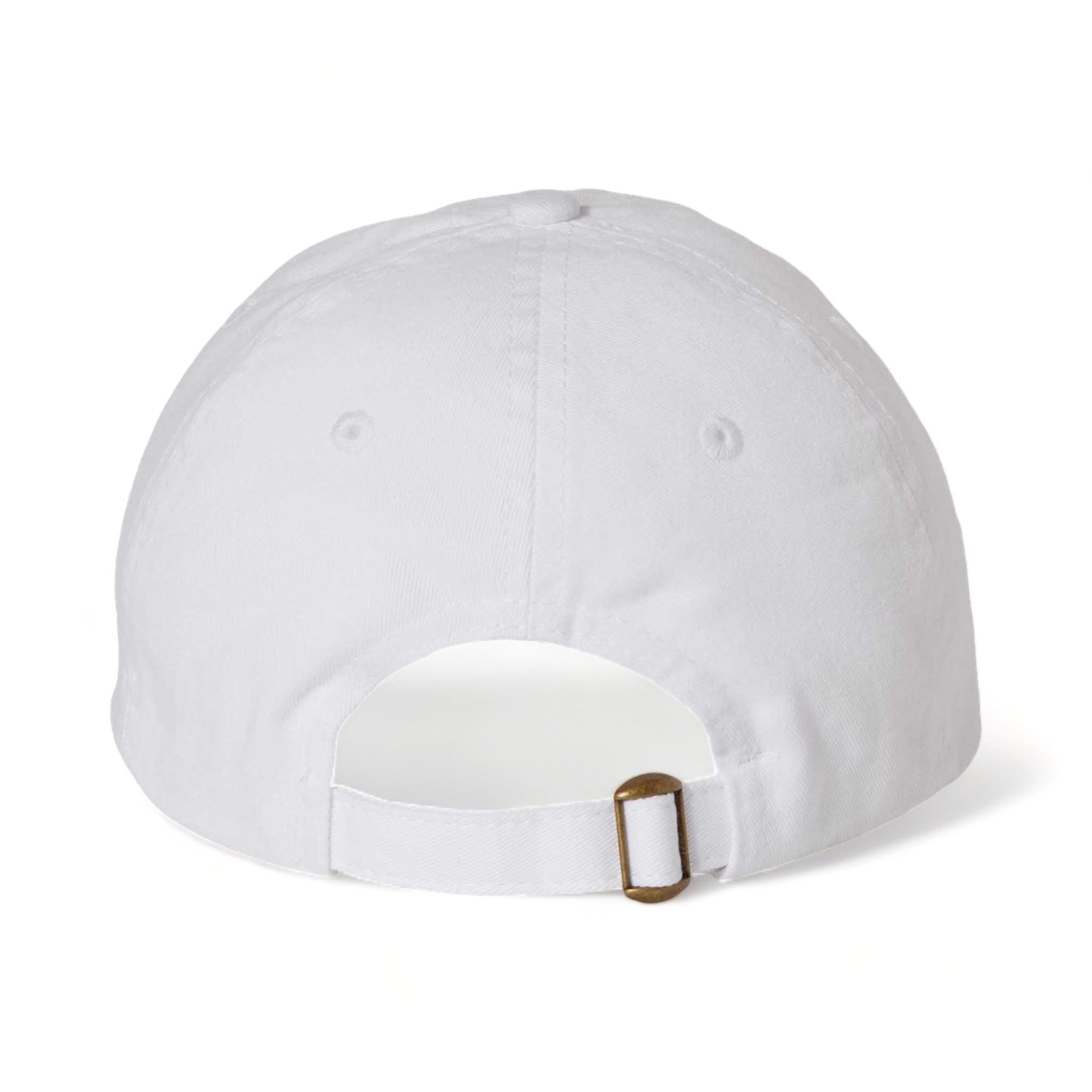 Back view of Valucap VC300A custom hat in white