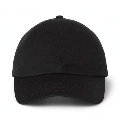 Front view of Valucap VC300A custom hat in black