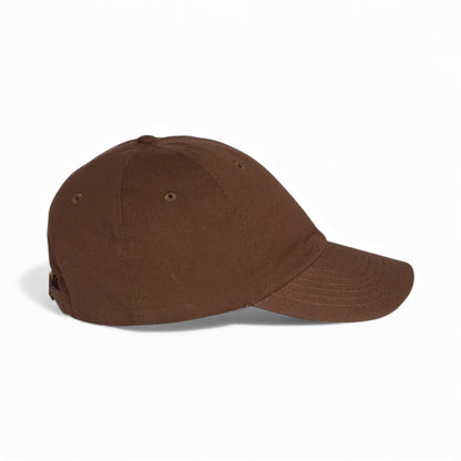 Right side view of Valucap VC300A custom hat in brown